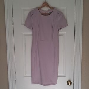 Calvin Klein Women's Soft Purple Midi Dress